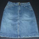 ST JOHN'S BAY Women's Skirt - Blue - Size 6 - EUC