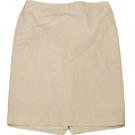 Womens Off White ANN TAYLOR LOFT Skirt 6 Cotton Blend Solid