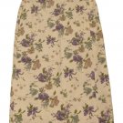 Womens Brown Green Purple PAUL HARRIS DESIGN Wrap Skirt 10