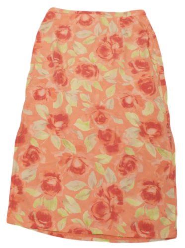 Womens Pink Green Off White CHRISTOPHER & BANKS Skirt 12