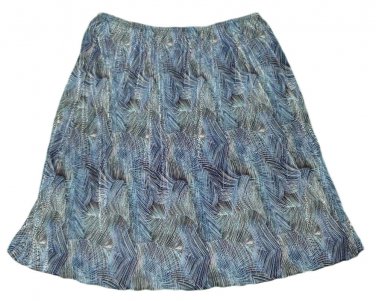 Womens Multi-Color ANNA MAXWELL Skirt 28W 100% Polyester