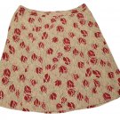 Womens Green Tan Maroon C J BANKS Skirt 20W