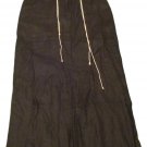 Womens Black EAGLES EYE Linen Skirt 12