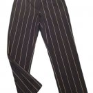 Womens Black Tan KASPER Casual Dress Pants 6