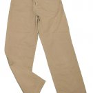 Womens Brown RALPH LAUREN POLO JEANS Button Fly Casual Pants 10 x 30 100% Cotton