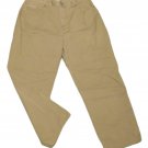 Womens Brown CALVIN KLEIN Casual Pants 14 100% Cotton