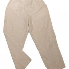 Womens Tan BRIGGS NEW YORK Casual Pants 14P