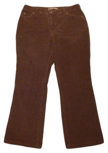 Womens Brown ST JOHN'S BAY Corduroy Pants 12
