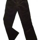 Womens Black CALVIN KLEIN Corduroy Pants 6
