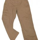 Womens Green DKNY Button Fly Casual Pants 8