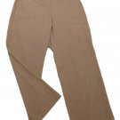 Womens Brown BRIGGS NEW YORK Dress Pants 12PS