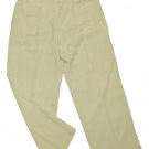 Womens Green White EMMA JAMES LIZ CLAIBORNE Casual Pants 6P NWT