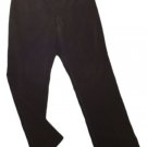 Womens Black SAG HARBOR Dress Pants 12 X 30 Polyester Blend