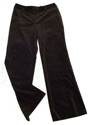 Womens Black ANN TAYLOR LOFT Pants 10 X 32 Cotton Blend