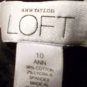 Womens Black ANN TAYLOR LOFT Pants 10 X 32 Cotton Blend