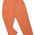 Womens Orange JUDITH HART Pleated Dress Pants 6P