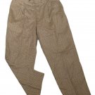 Mens Multi-Color HART SCHAFFNER & MARX Pleated Dress Pants 36 X 27 3/4 100% Wool