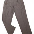 Mens Gray LOUIS RAPHAEL Pleated Adj Waist Pants 34 X 30 100% Blend