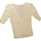 Womens Off White CANDIES Button Front Blouse Medium
