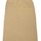 Womens Brown CATO Skirt L Large Polyester Blend