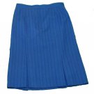Womens Blue Black METRO STYLE Skirt 6P