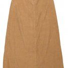 Womens Brown EDDIE BAUER Stretch Corduroy Skirt 4