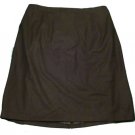 Womens Black SAG HARBOR Skirt 24W Waist 40" 100% Wool