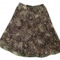 Womens Black Tan Off White CASUAL CORNER ANNEX Skirt 4P