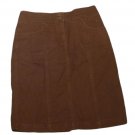 Womens Brown CHRISTOPHER & BANKS Stretch Skirt 8