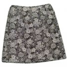Womens Black White CASUAL CORNER Skirt 8