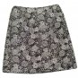 Womens Black White CASUAL CORNER Skirt 8