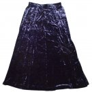 Womens Blue PRESTON & YORK Velour Skirt 16