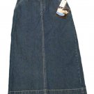 Womens Blue SUNSET COVE Denim Skirt 6 NWT