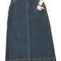 Womens Blue SUNSET COVE Denim Skirt 6 NWT