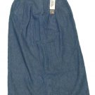 Womens Blue CLUB CLASSICS Denim Skirt 10 NWT