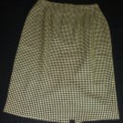 Womens Black Tan RENA ROWAN Skirt 12