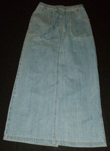 Womens Blue BILL BLASS Denim Skirt Small