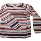 Womens Multi-Color TOMMY HILFIGER Pullover Sweater XL 100% Cotton