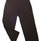 Womens Black Tan LIZ CLAIBORNE Casual Dress Pants 14 X 31 Polyester Blend
