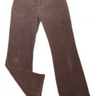 Womens Gray CRAZY HORSE LIZ CLAIBORNE Corduroy Pants 6 X 29 3/4 Cotton Blend
