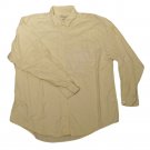 Mens Yellow EDDIE BAUER Button Down Shirt Large