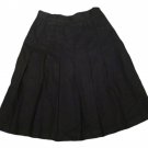 Womens Black PAPPAGALLO Pleated Skirt 6