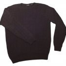Mens Black IZOD Pullover Sweater Large