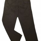 Womens Black HUNT CLUB Pleated Casual Pants 12T X 30 1/2 100% Cotton