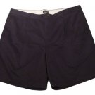 Mens Blue LANDS END Traditional Fit Pleated Shorts 42 100% Cotton