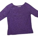 Womens Purple WORTHINGTON Pullover Blouse Small