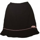 Womens Black Pink SAG HARBOR Skirt 12 100% Polyester
