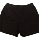 Womens Black JONES NEW YORK Pleated Shorts 14 100% Cotton