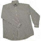 Mens Blue White Yellow JOSEPH A BANKS Button Down Shirt Medium