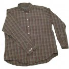 Mens Green Black White Red NAUTICA Button Down Shirt XL